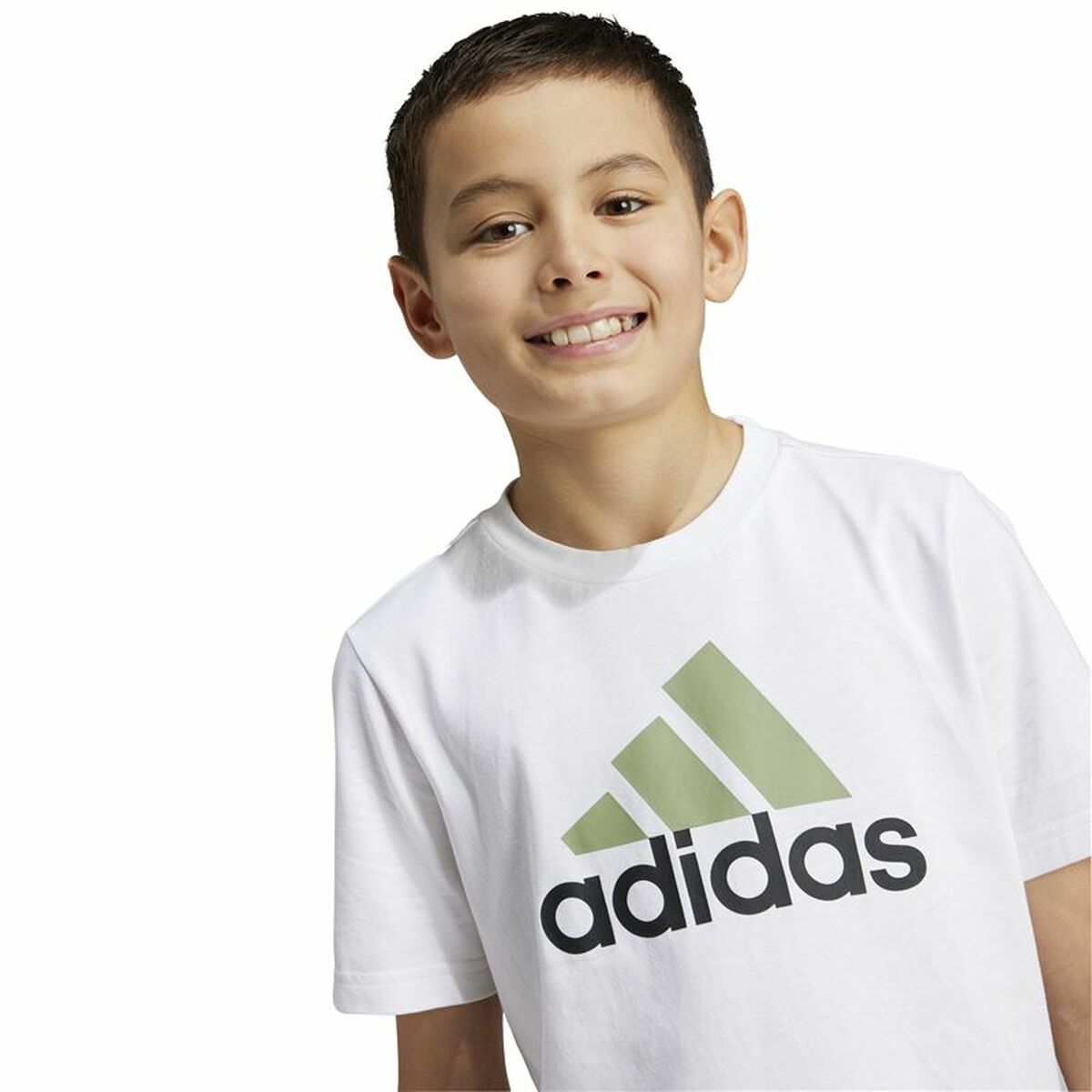 Unisex Short Sleeve T-Shirt Adidas Essentials White