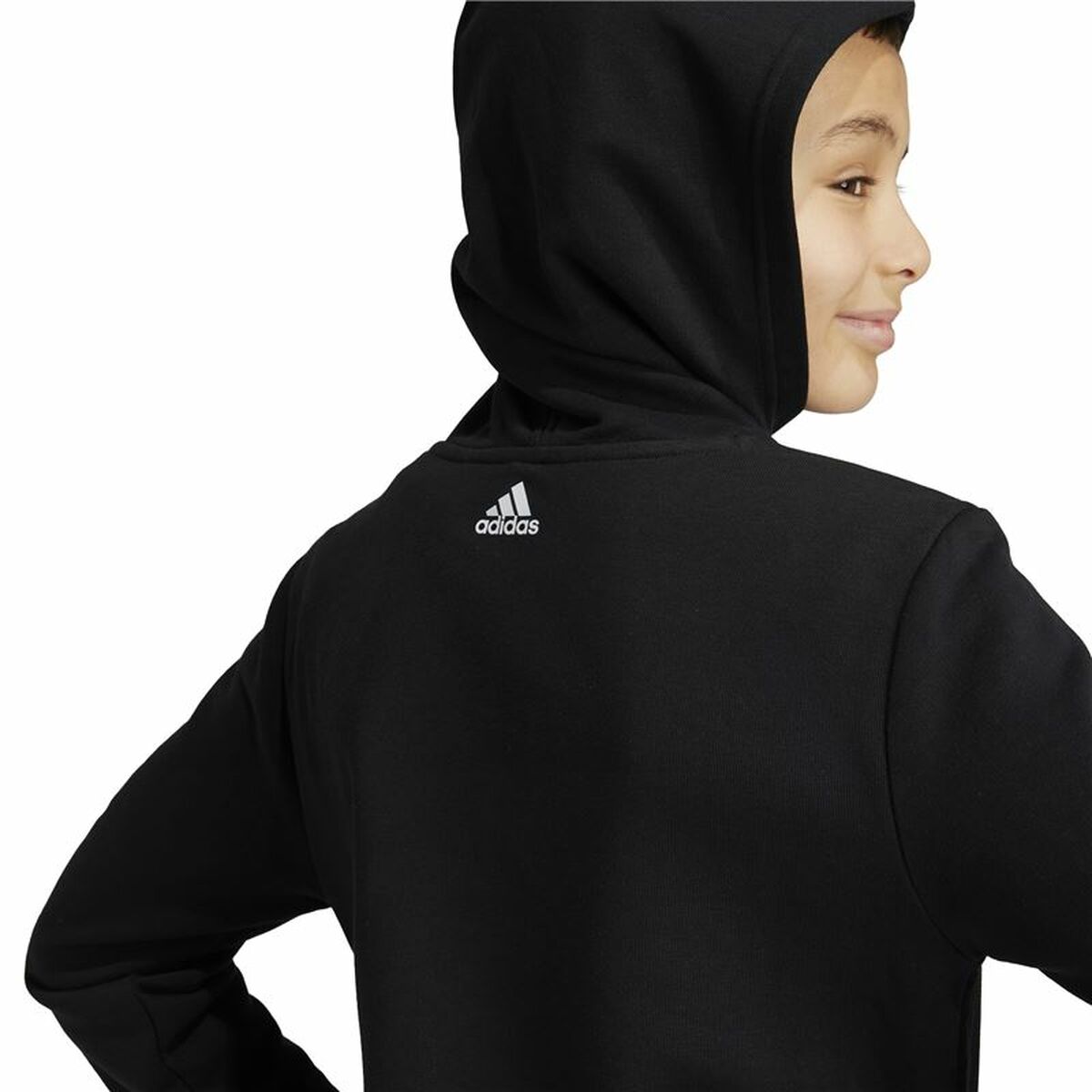 Hooded Sweatshirt for Girls Adidas Essentials Black