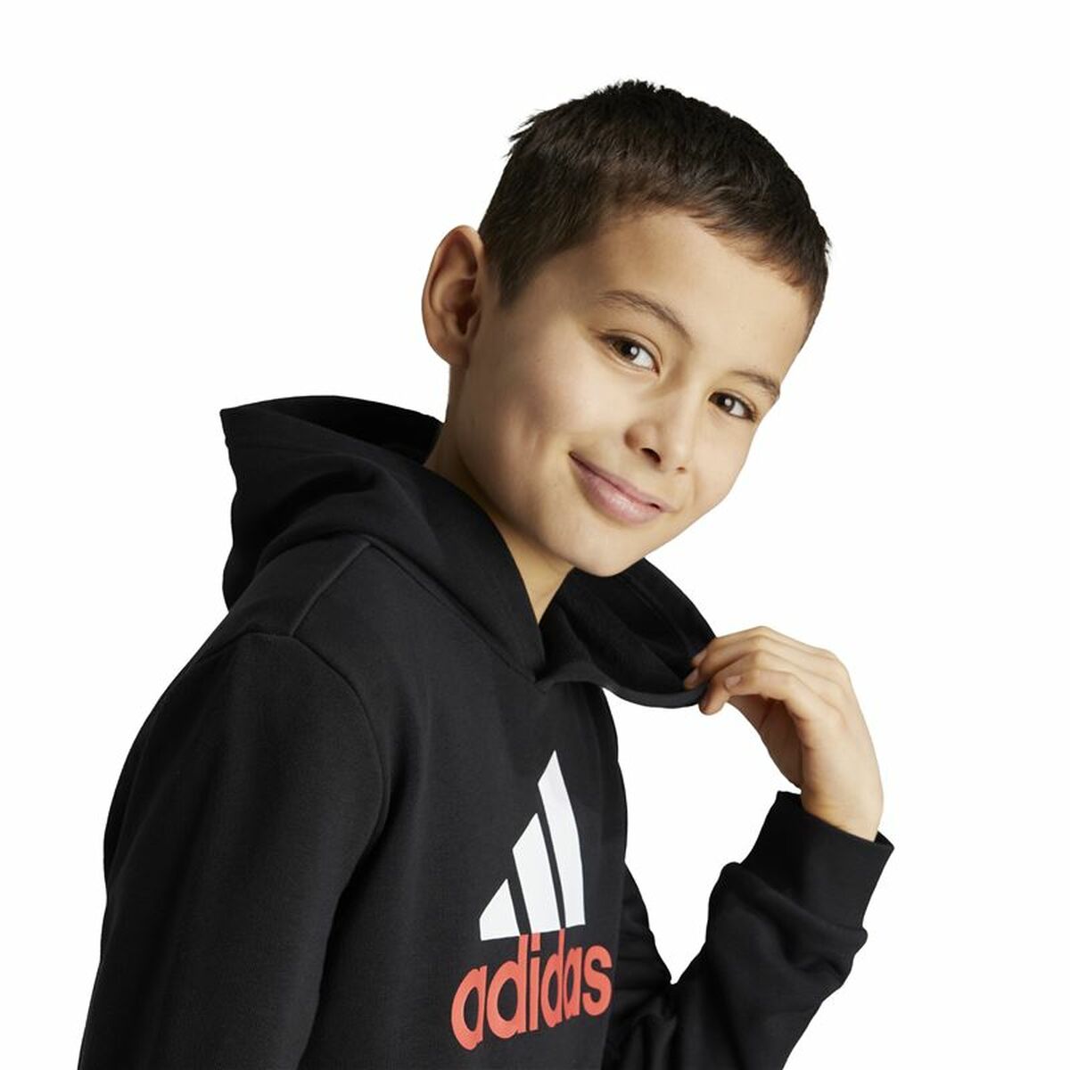 Hooded Sweatshirt for Girls Adidas Essentials Black