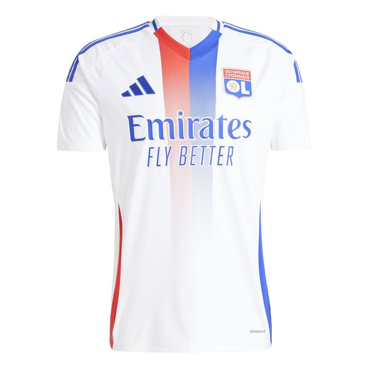 Men’s Short-sleeved Football Shirt Adidas Olympique Lyonnais 24/25 Home