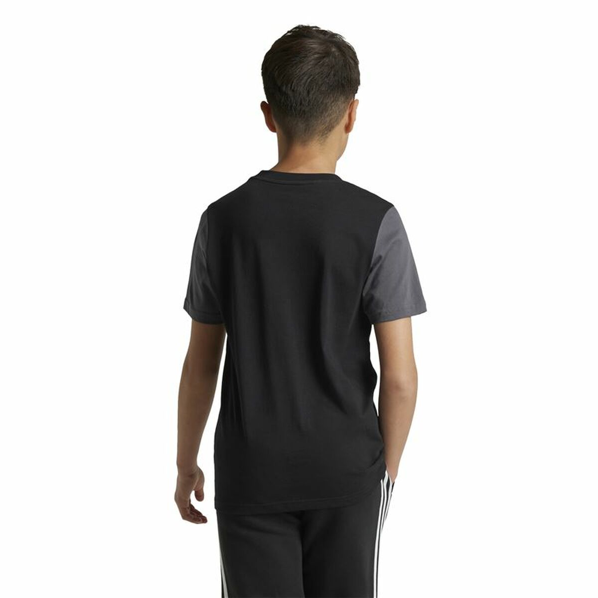 Unisex Short Sleeve T-Shirt Adidas Essentials Black