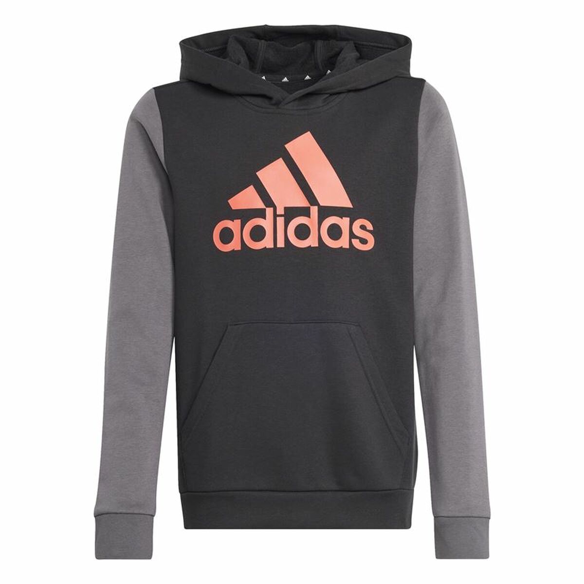 Hooded Sweatshirt for Girls Adidas Essentials Grey Hooded Sweatshirt for Girls Adidas Essentials Grey