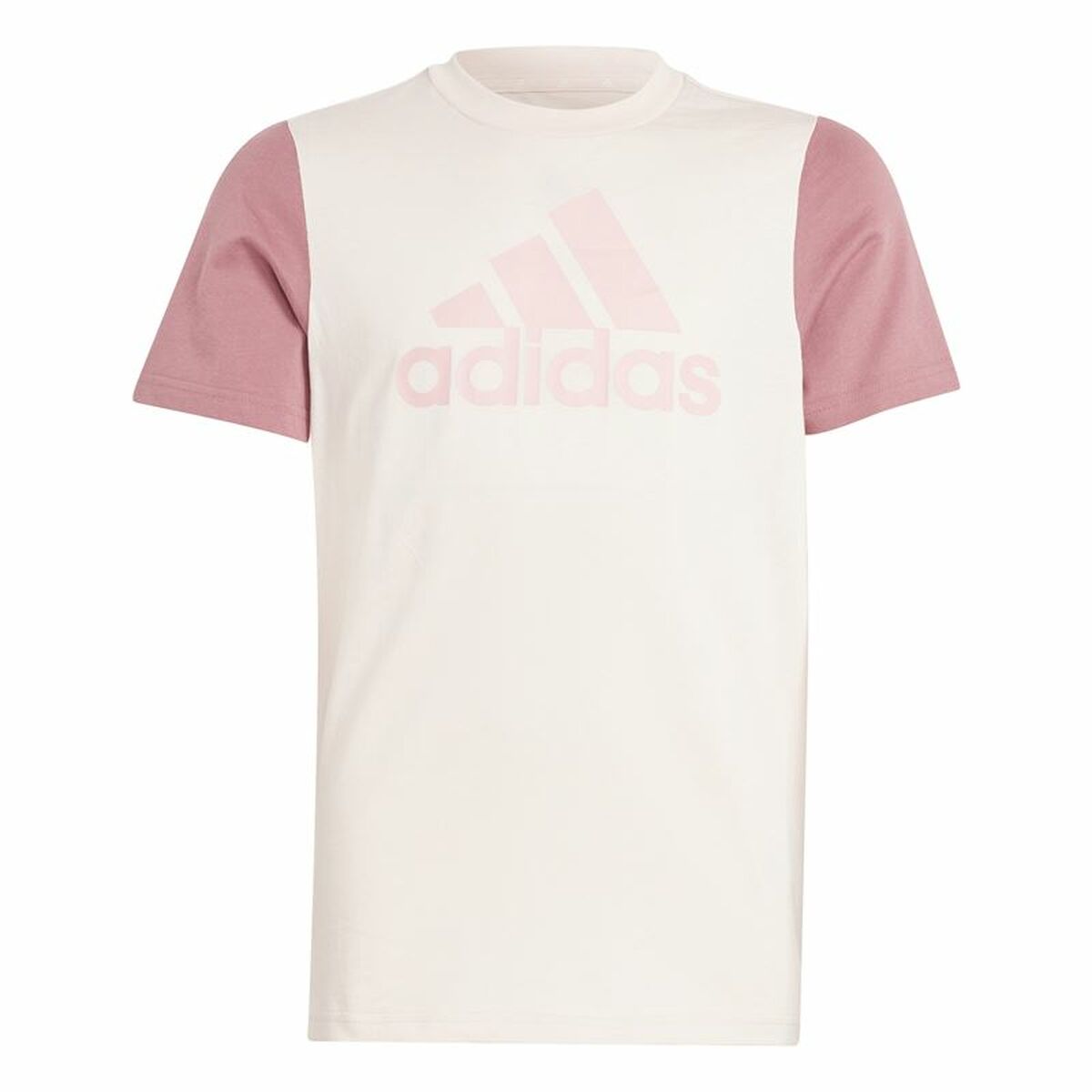 Child’s Short Sleeve T-Shirt Adidas Essentials Big Logo Colorblock Child’s Short Sleeve T-Shirt Adidas Essentials Big Logo Colorblock