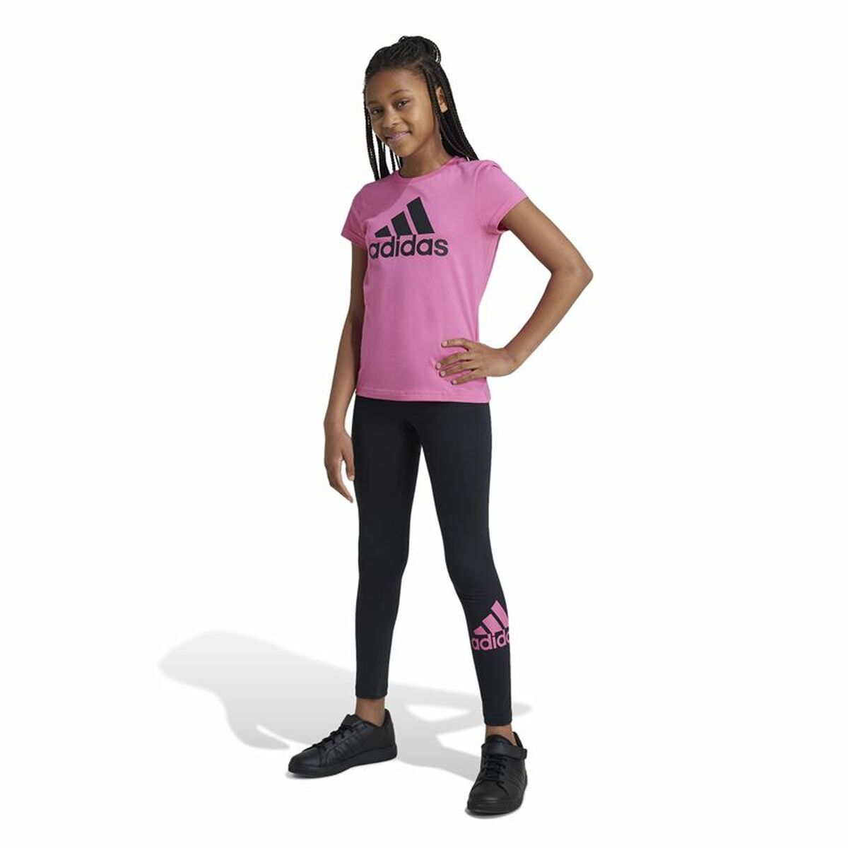 Sports Leggings Adidas Essentials Big Logo Black