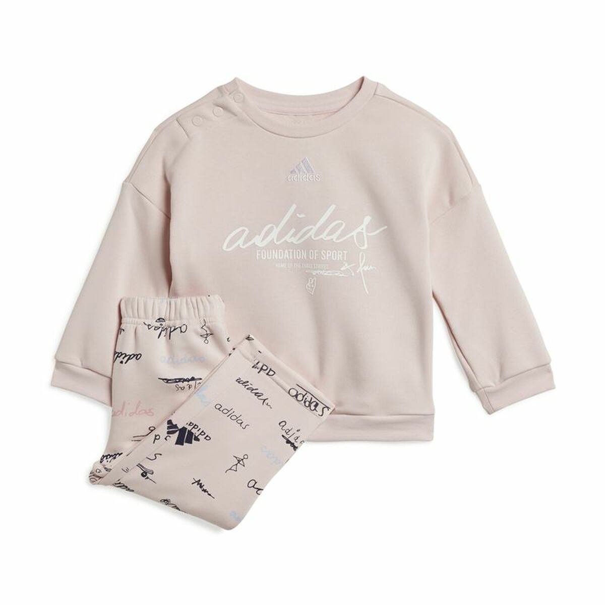 Children’s Tracksuit Adidas Brand Love Jogger Pink Children’s Tracksuit Adidas Brand Love Jogger Pink