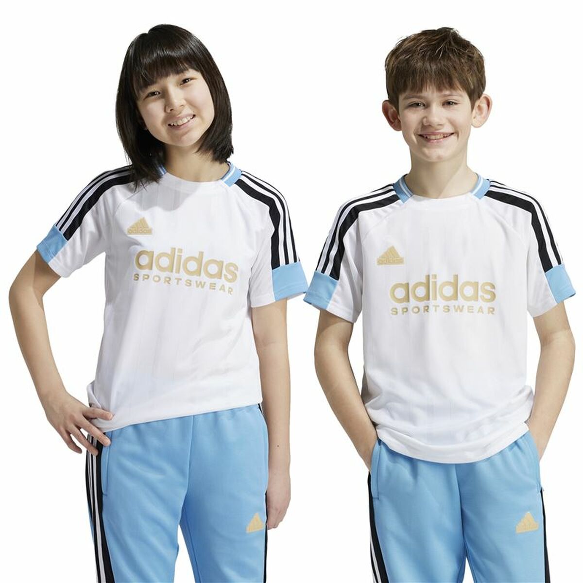 Child’s Short Sleeve T-Shirt Adidas Nations White
