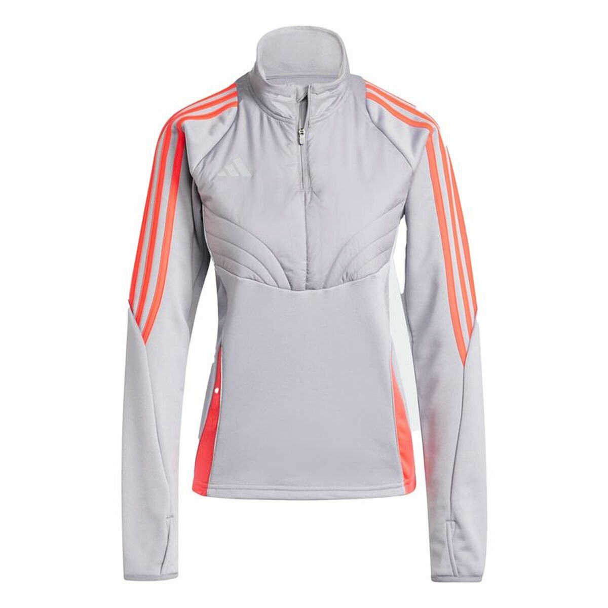 Womens Sweatshirt without Hood Adidas Winterized Grey Womens Sweatshirt without Hood Adidas Winterized Grey