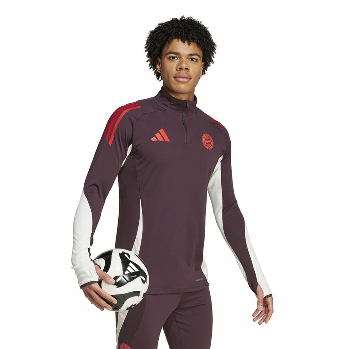 Mens Sweatshirt without Hood Adidas FC Bayern 24/25 (M)