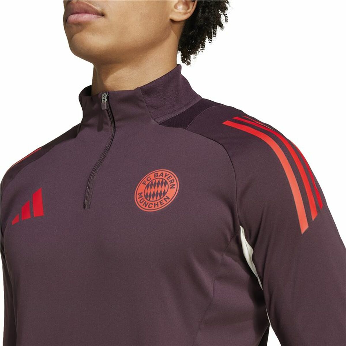 Mens Sweatshirt without Hood Adidas FC Bayern 24/25 (M)