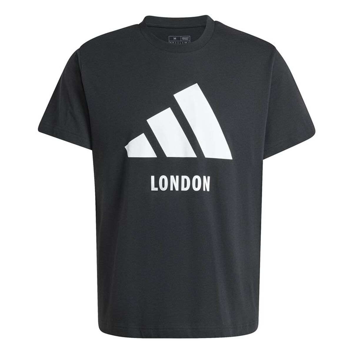Men’s Short Sleeve T-Shirt Adidas London Black Men’s Short Sleeve T-Shirt Adidas London Black