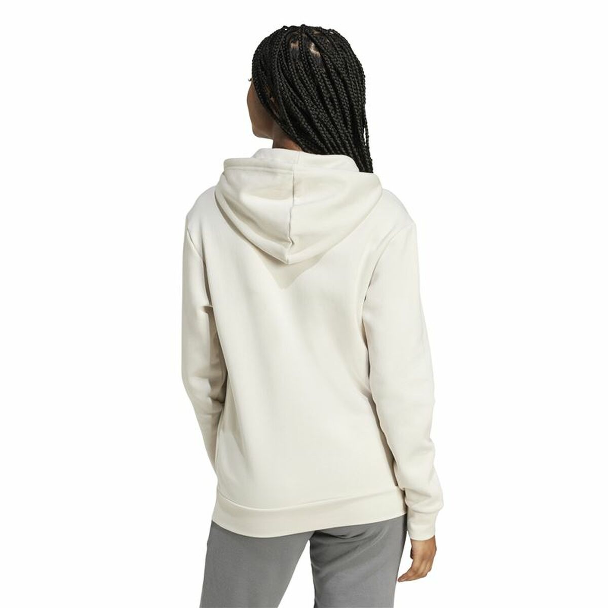 Mens Hoodie Adidas Essentials White XS