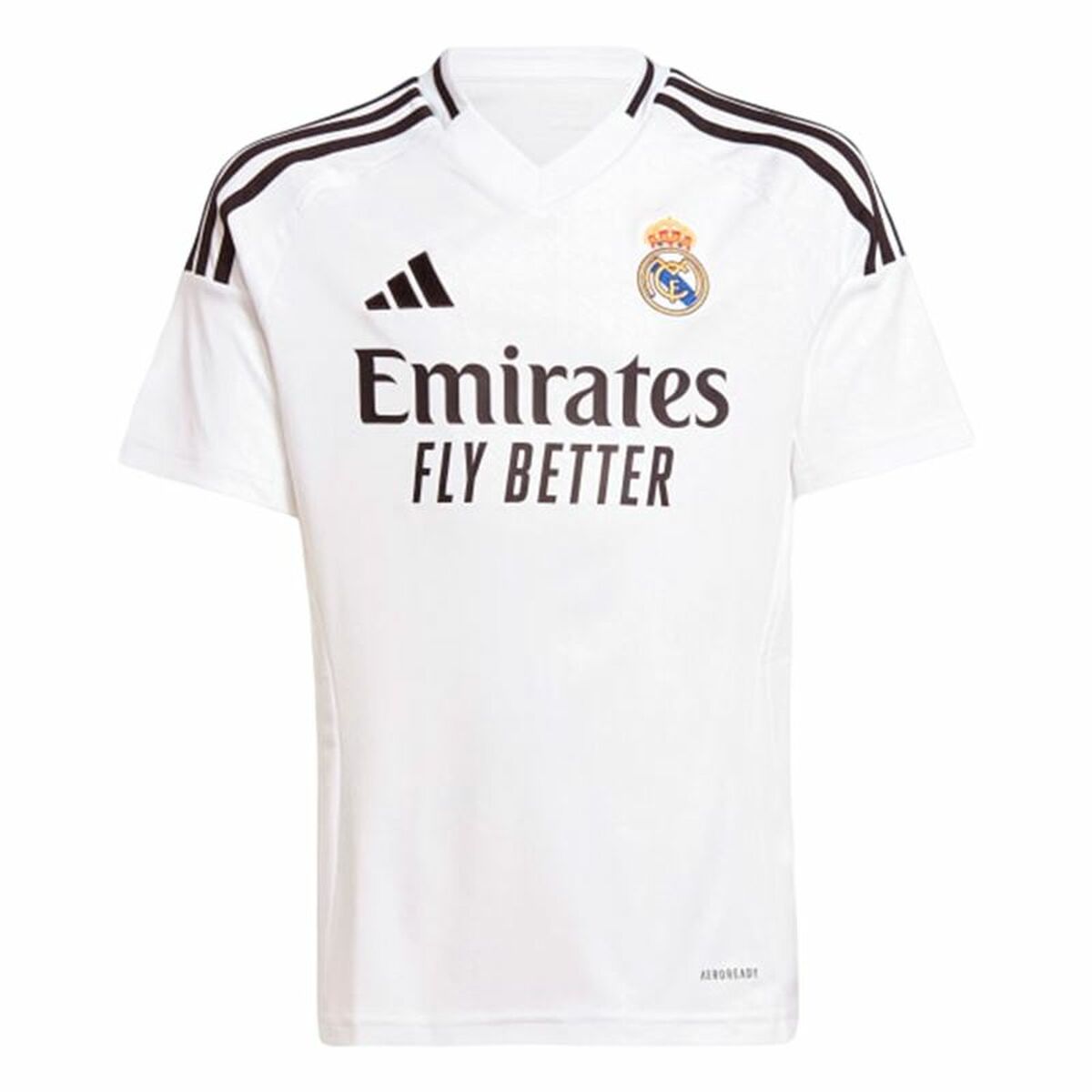 Football T-Shirt Adidas Real Madrid 24/25 White Football T-Shirt Adidas Real Madrid 24/25 White