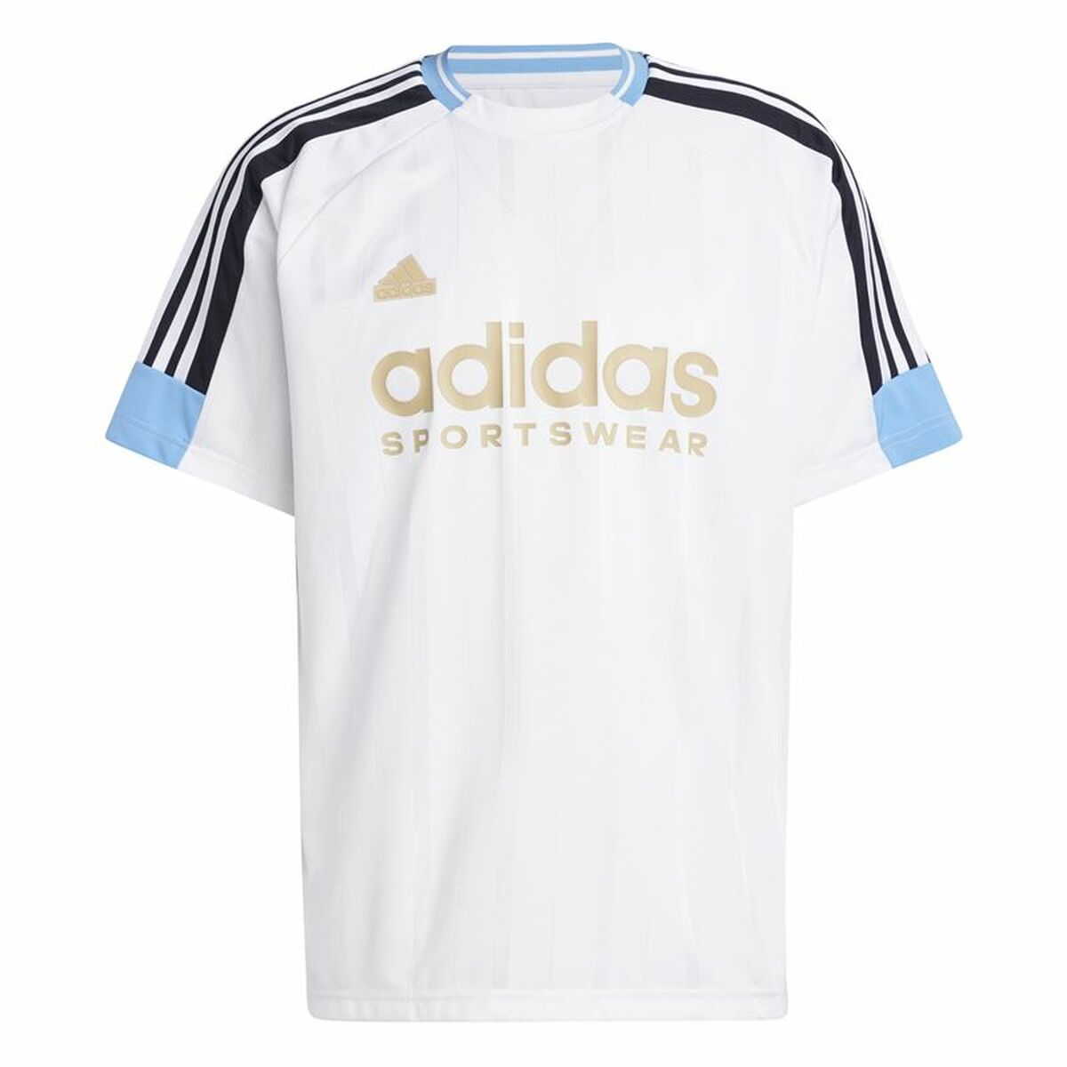 Menâs Short Sleeve T-Shirt Adidas Tiro Nations White Menâs Short Sleeve T-Shirt Adidas Tiro Nations White