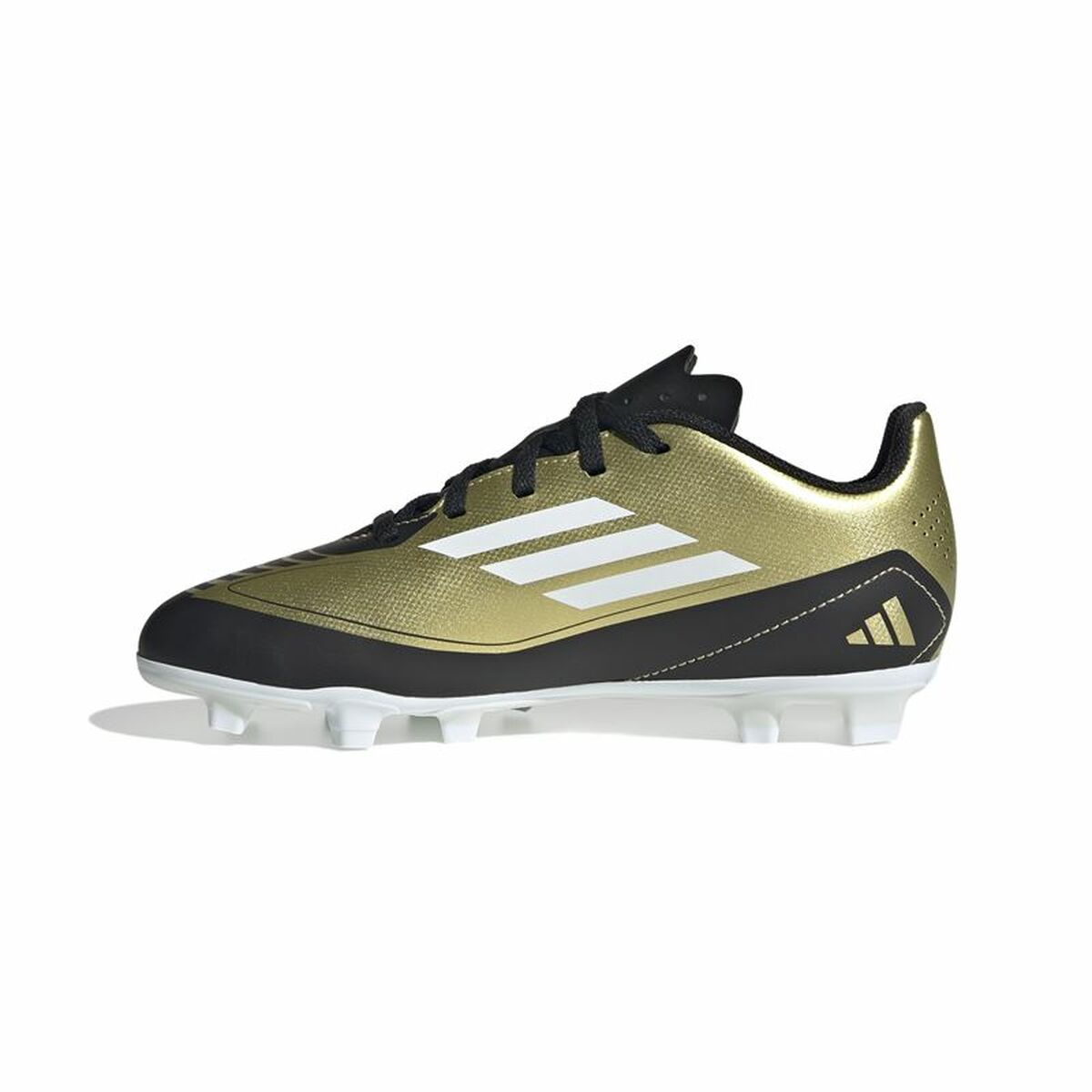 Childrens Football Boots Adidas F50 Club Messi White Golden