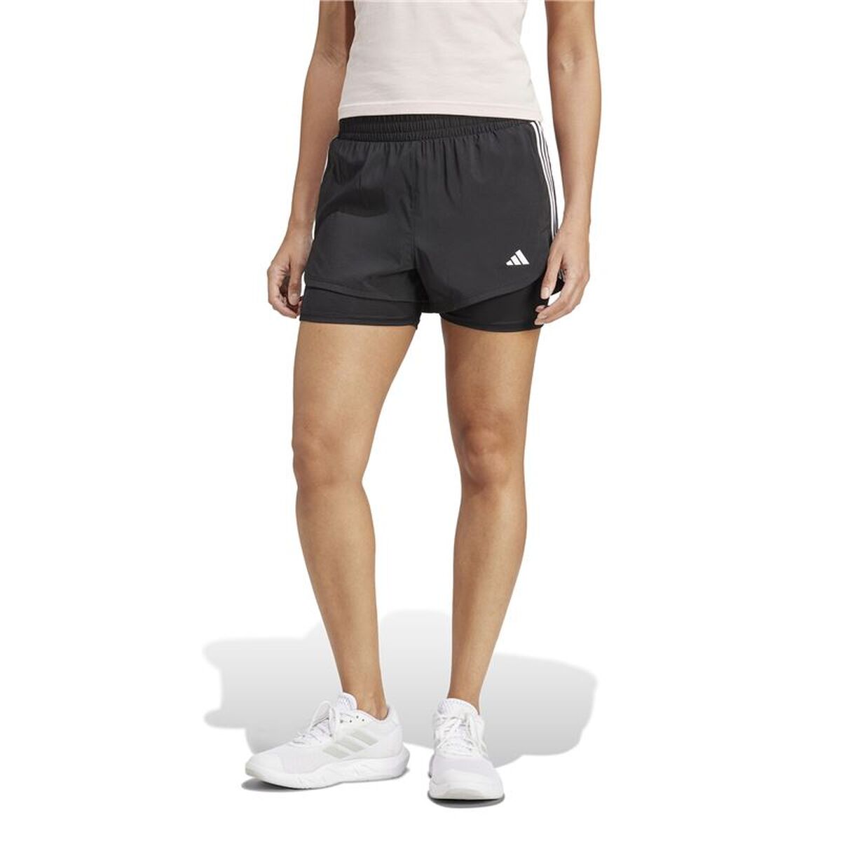 Sports Shorts for Women Adidas Pacer Black