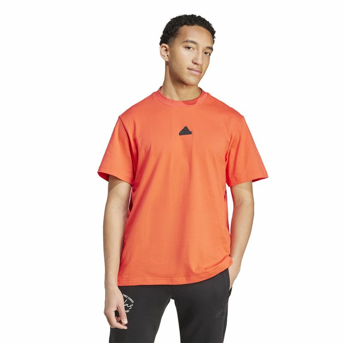 Mens Short Sleeve T-Shirt Adidas Brand Love 2XL