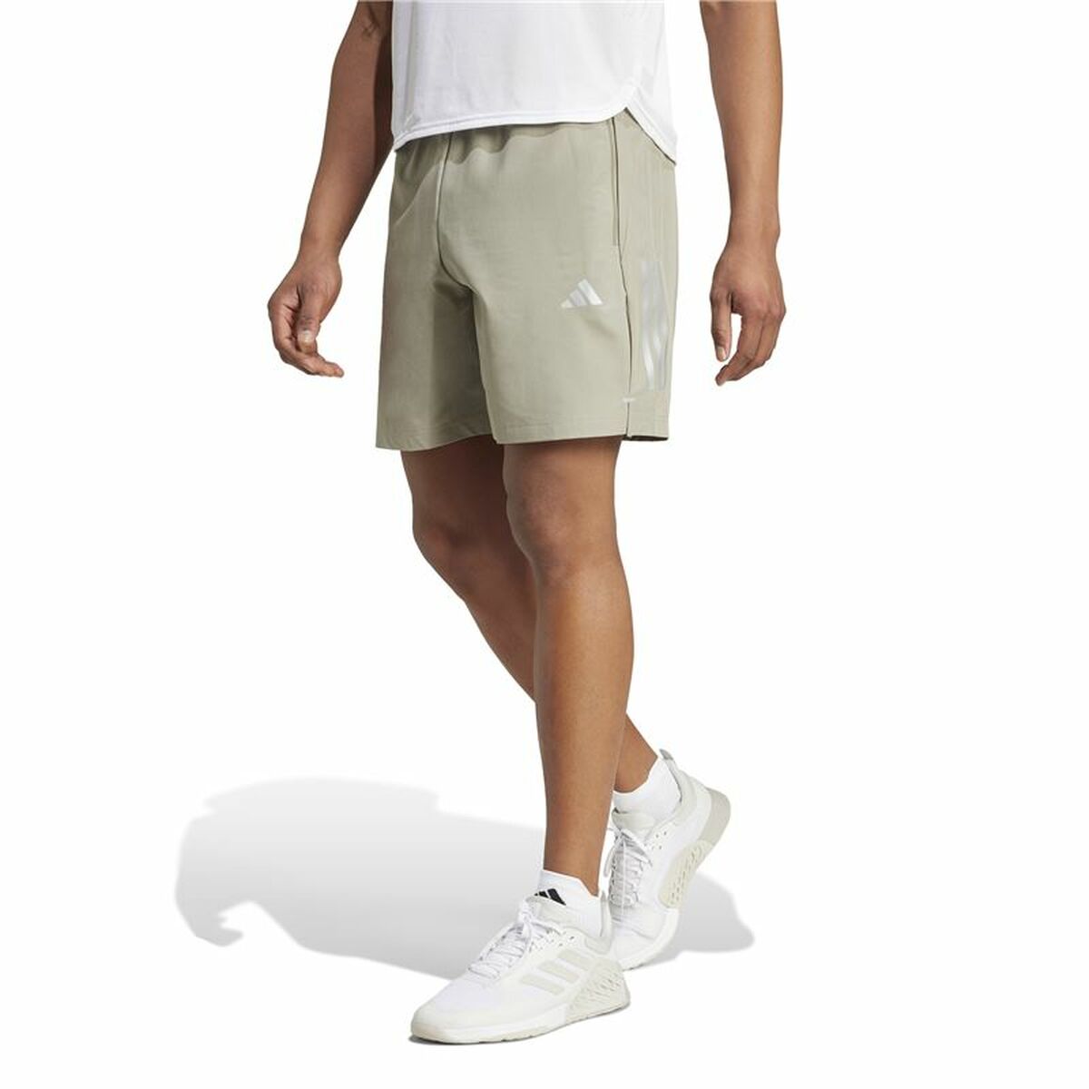 Men’s Sports Shorts Adidas Gym+ Training 3 Bandas Brown