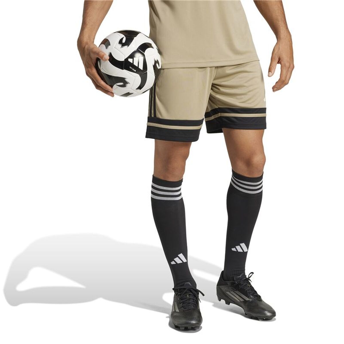 Football Training Trousers for Adults Adidas Squadra25 White Natural