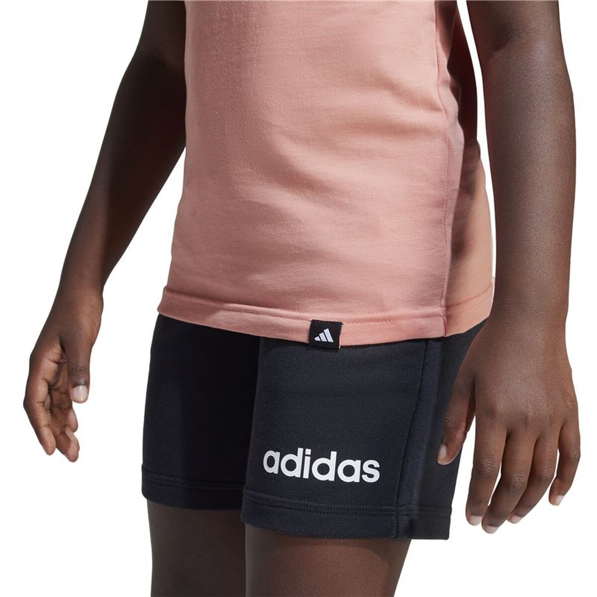 Child’s Short Sleeve T-Shirt Adidas Lk Adrpt Brown