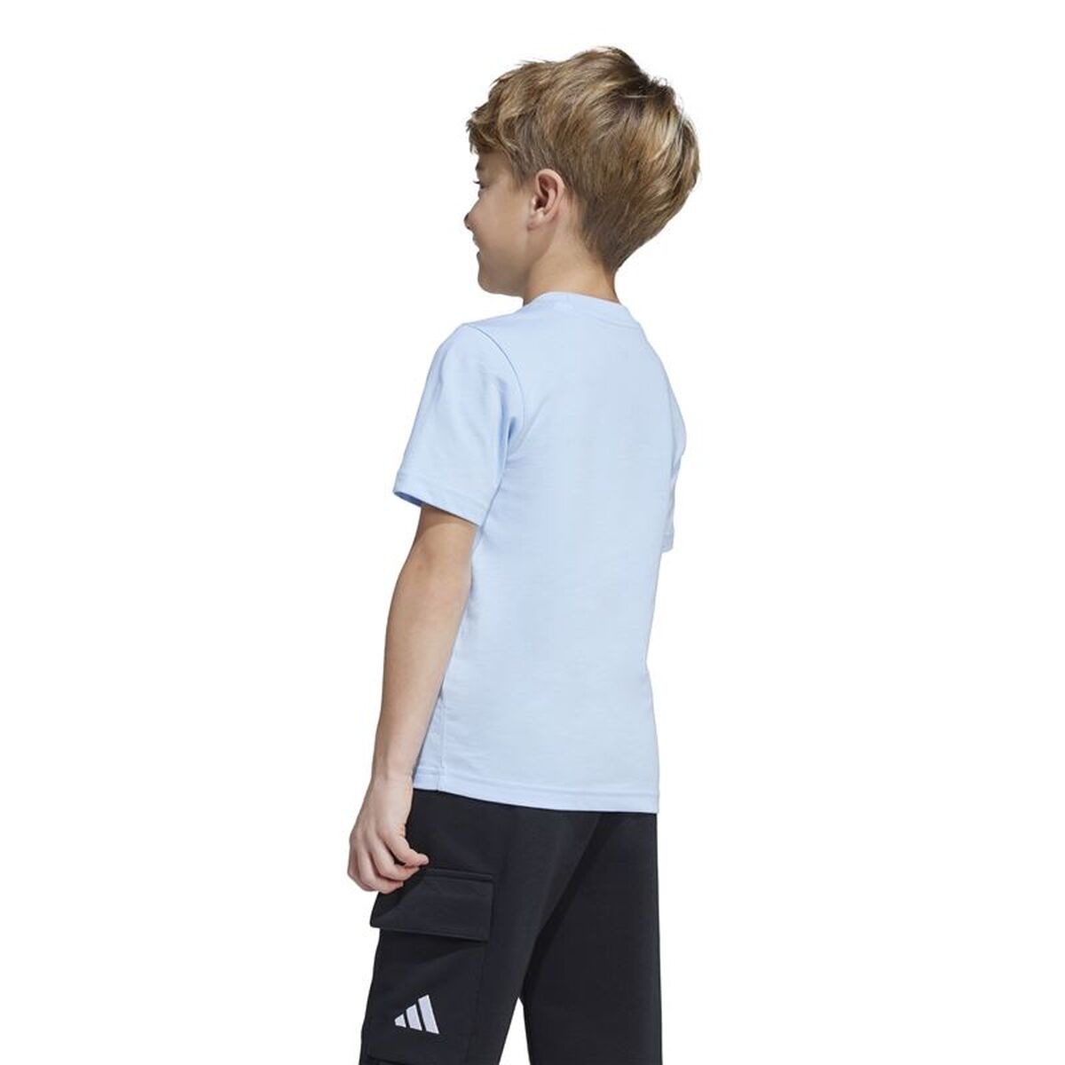 Child’s Short Sleeve T-Shirt Adidas Lk Ice Sky blue