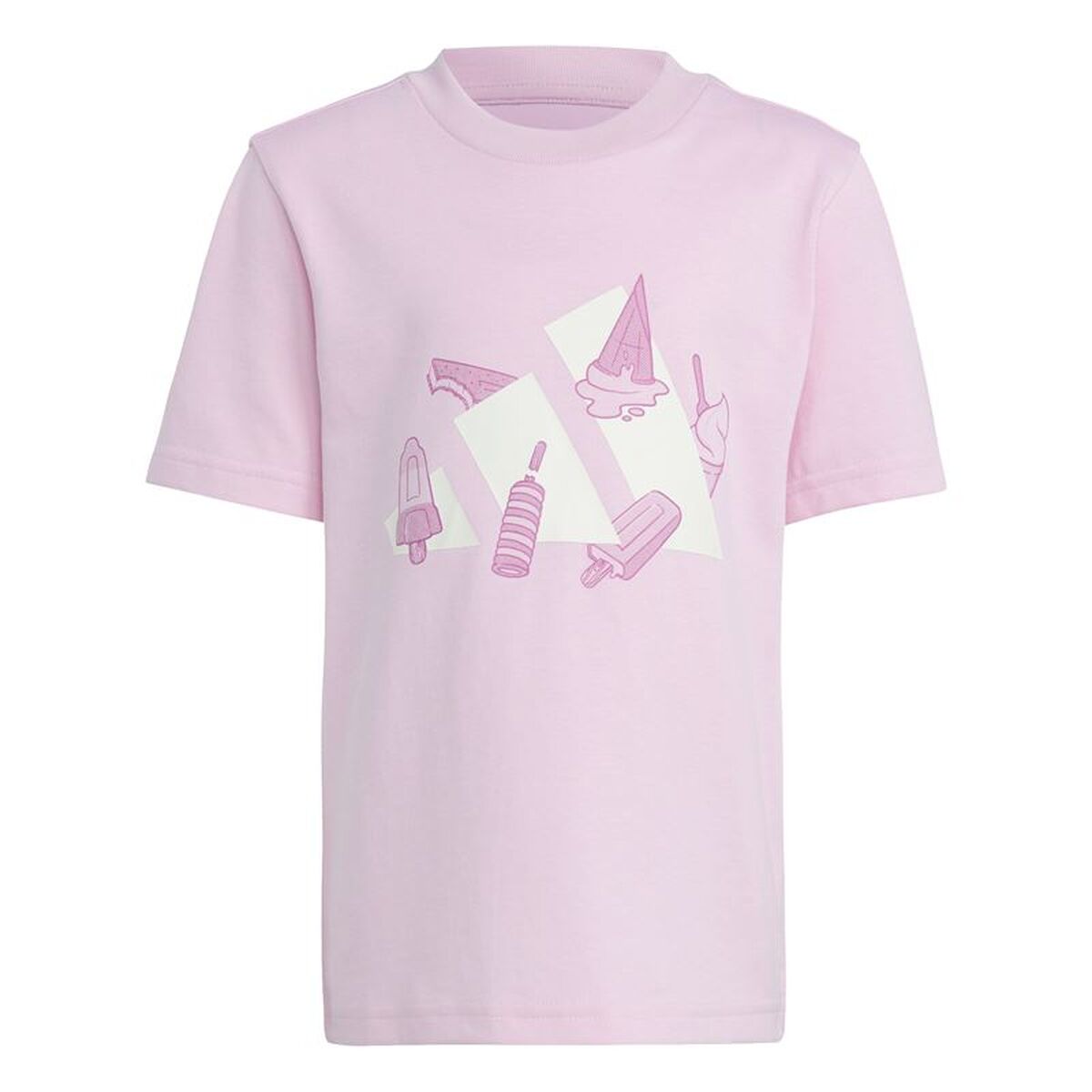 Child’s Short Sleeve T-Shirt Adidas Lk Ice Pink Child’s Short Sleeve T-Shirt Adidas Lk Ice Pink