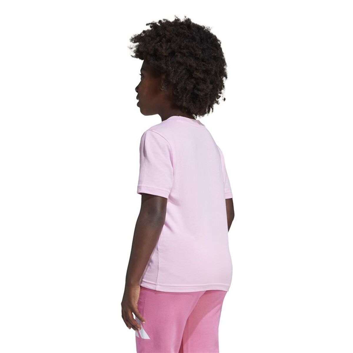 Child’s Short Sleeve T-Shirt Adidas Lk Ice Pink