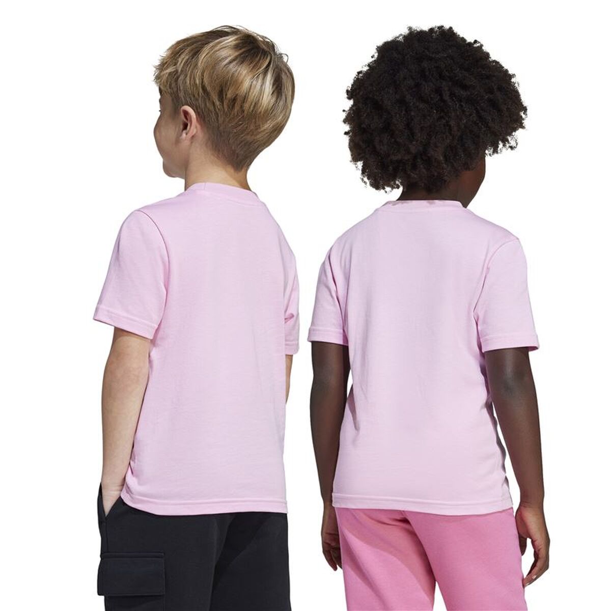 Child’s Short Sleeve T-Shirt Adidas Lk Ice Pink