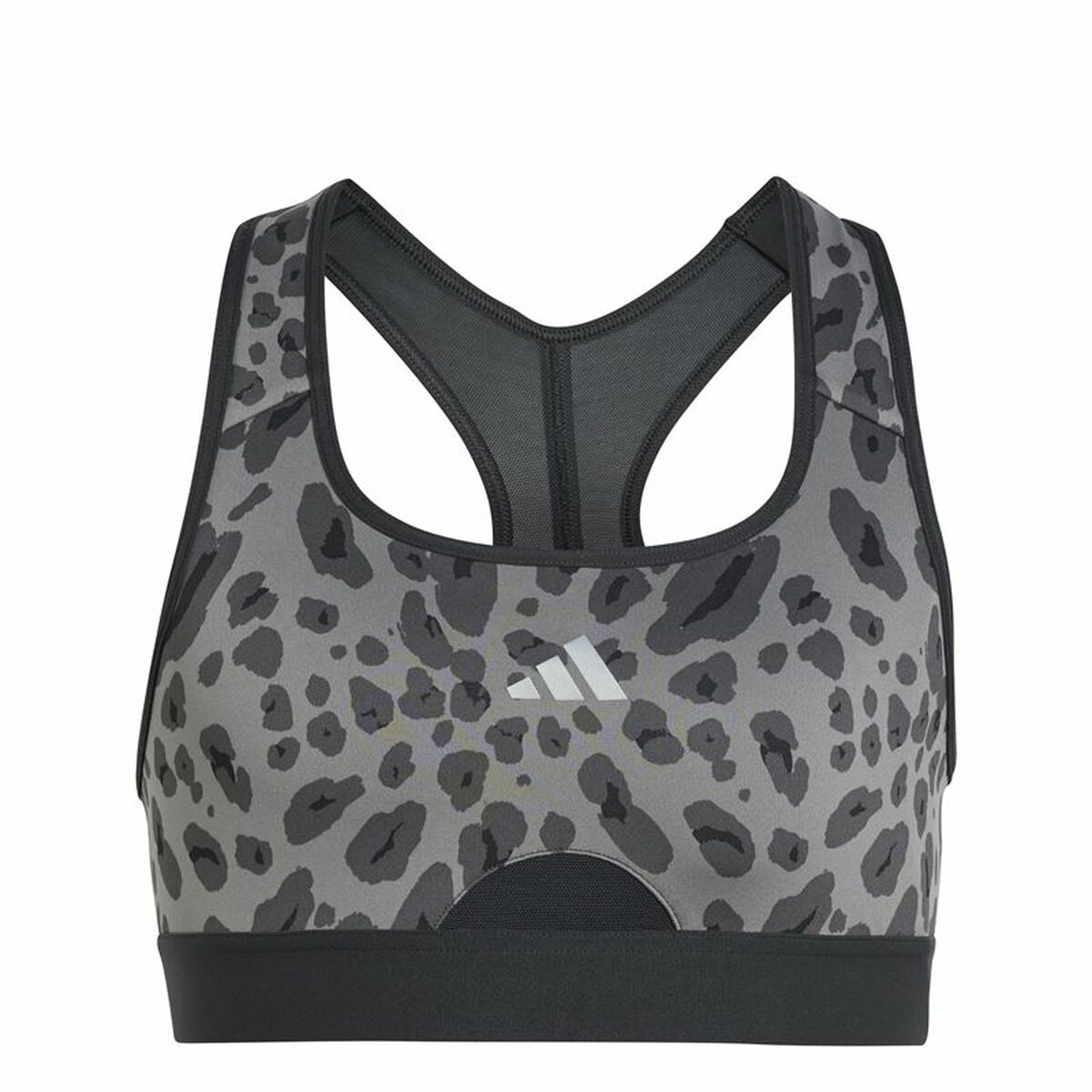 Sports Bra Adidas Powerreact Grey 13-14 Years Sports Bra Adidas Powerreact Grey 13-14 Years