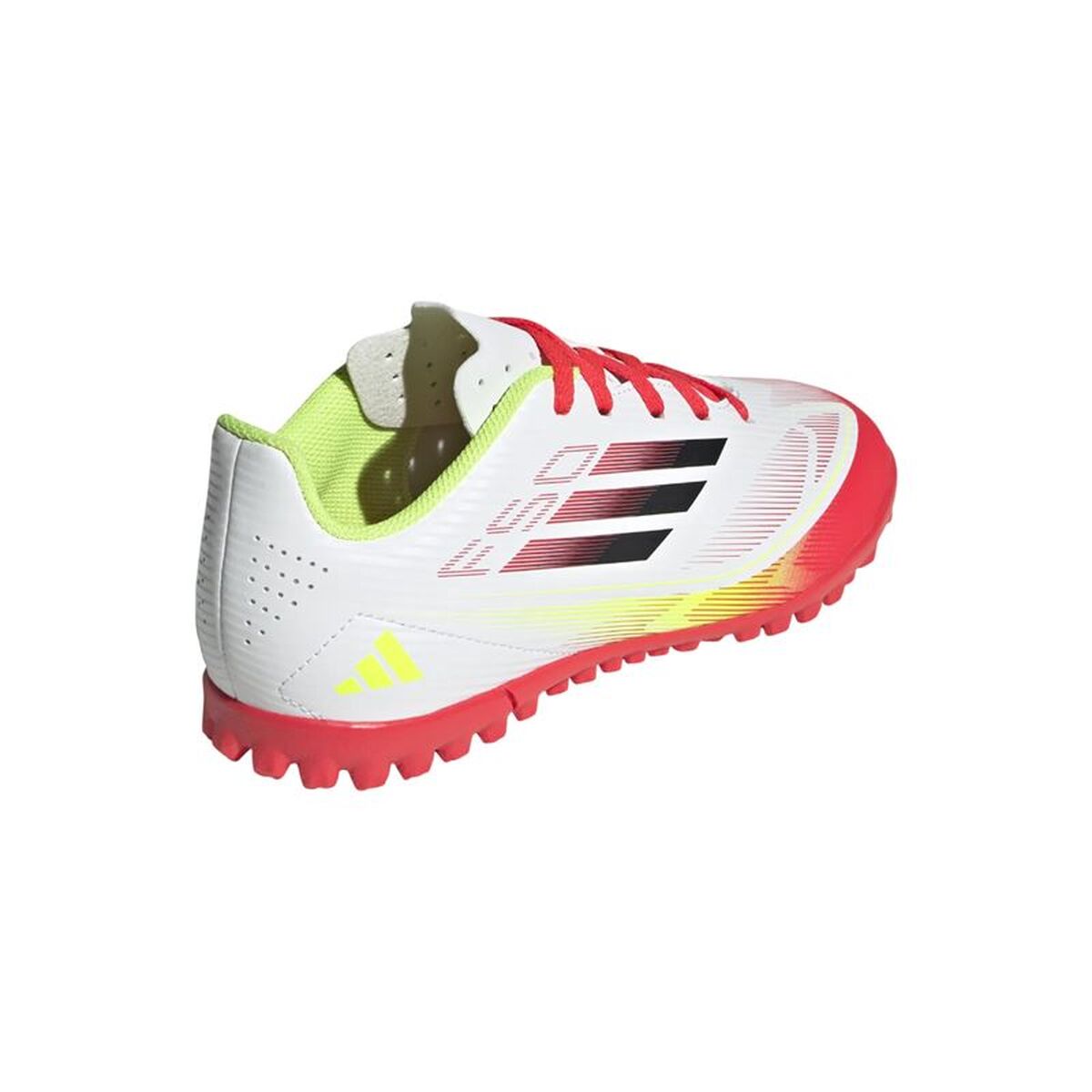 Childrens Football Boots Adidas F50 Club TF White