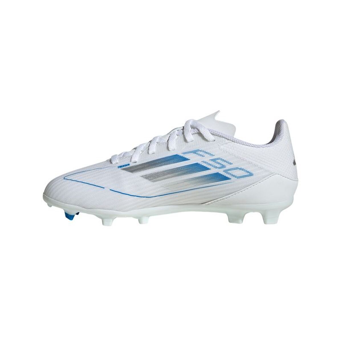 Childrens Football Boots Adidas F50 League Fg/Mg White