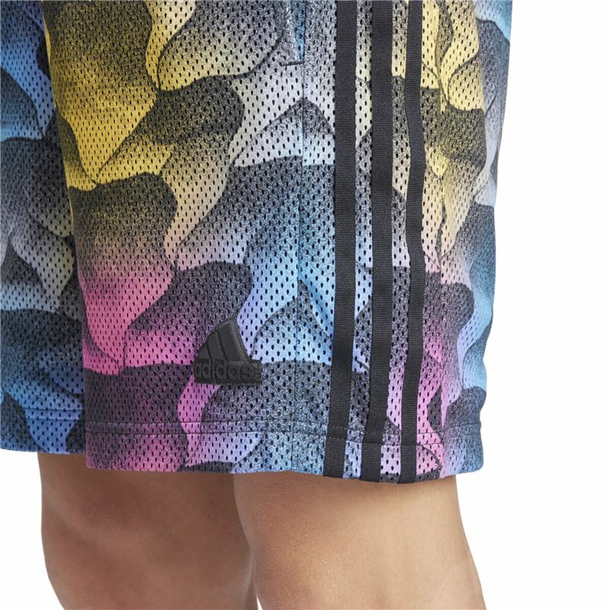 Sports Shorts Adidas Tiro Aop Blue Black