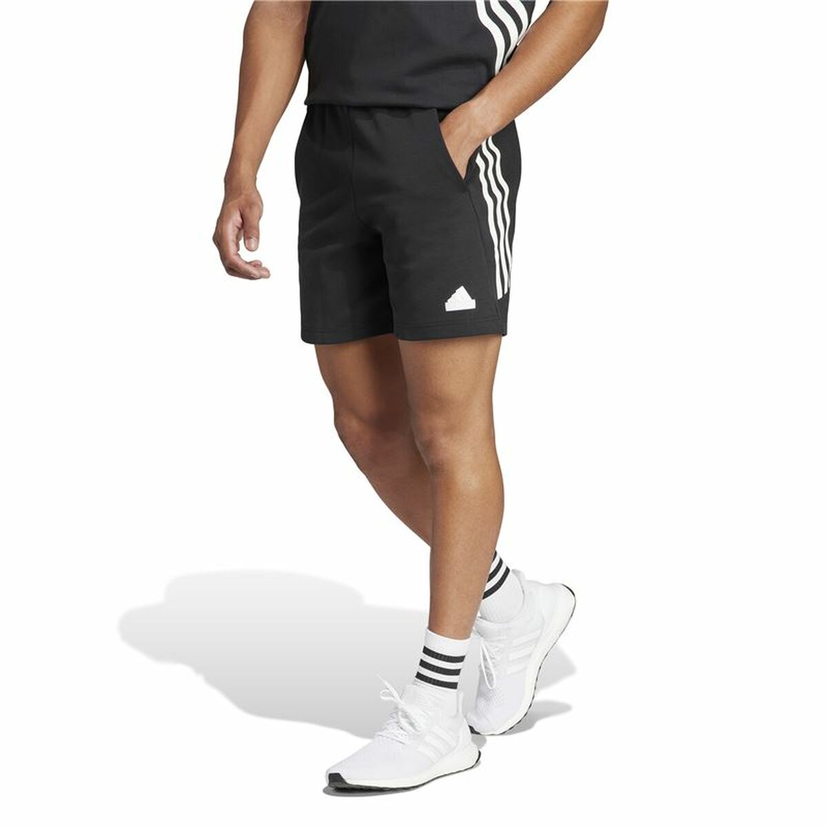 Sports Shorts Adidas Future Icons 3 bandas Black