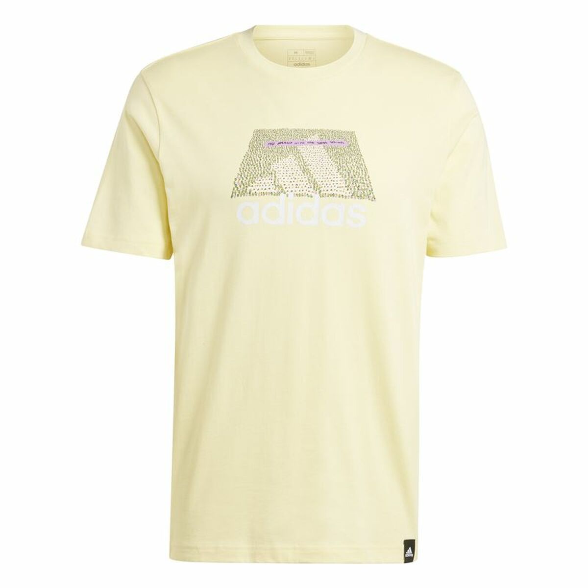 Men’s Short Sleeve T-Shirt Adidas Codes Bos Graphic Yellow Men’s Short Sleeve T-Shirt Adidas Codes Bos Graphic Yellow