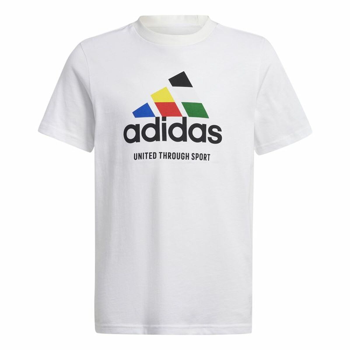 Child’s Short Sleeve T-Shirt Adidas Nations White Child’s Short Sleeve T-Shirt Adidas Nations White