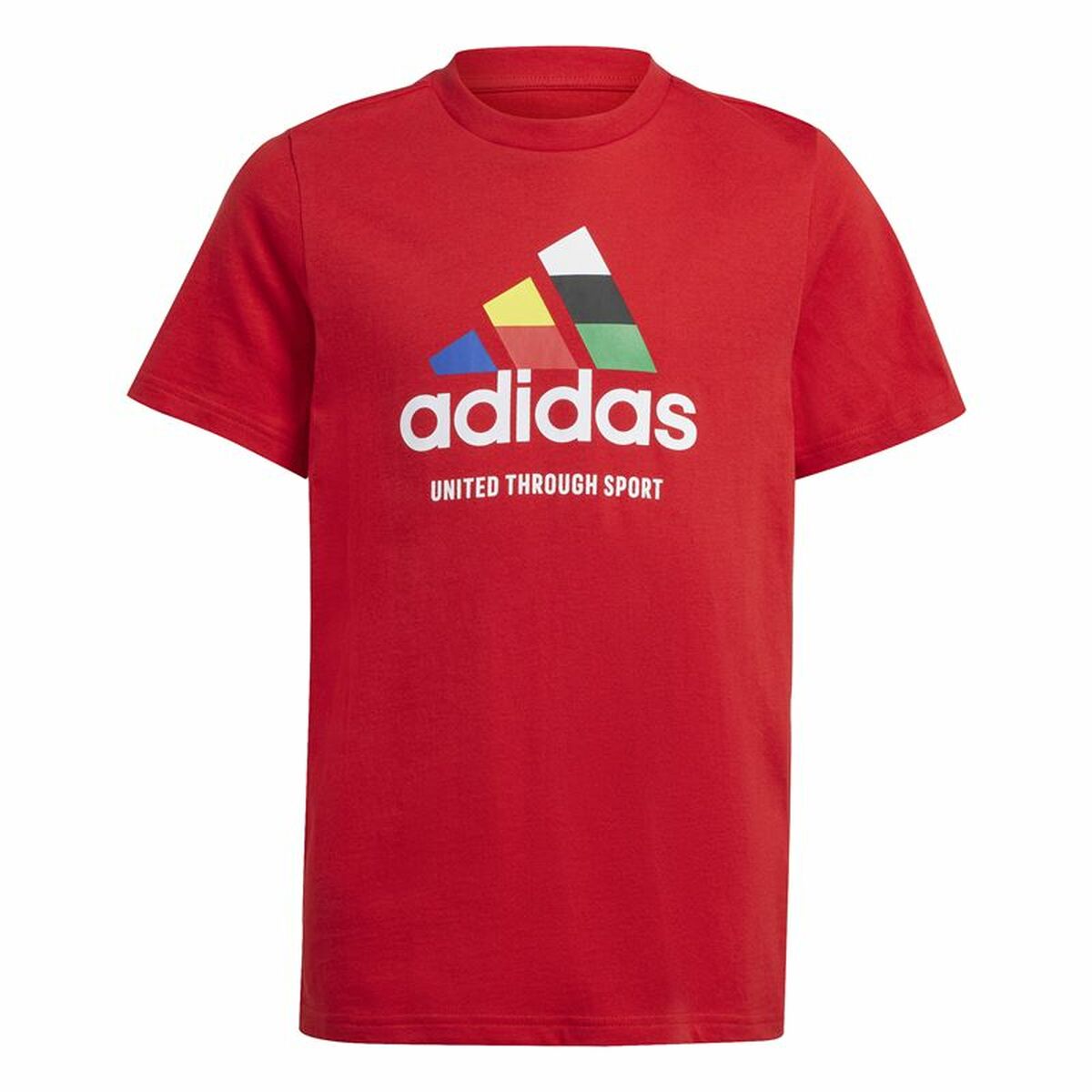 Unisex Short Sleeve T-Shirt Adidas Tiro Nations Pack Graphic Red Unisex Short Sleeve T-Shirt Adidas Tiro Nations Pack Graphic Red