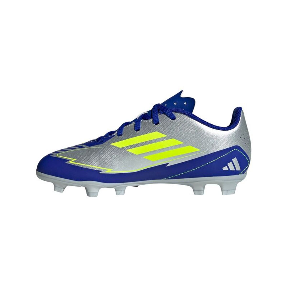 Childrens Football Boots Adidas F50 Club Fg/Mg Silver