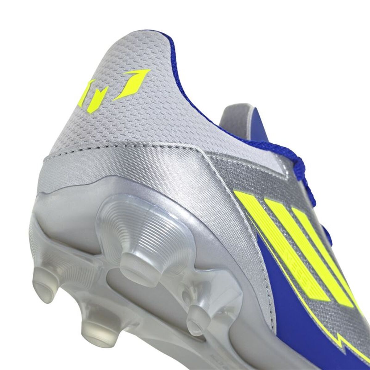 Childrens Football Boots Adidas F50 League Mg Messi Silver