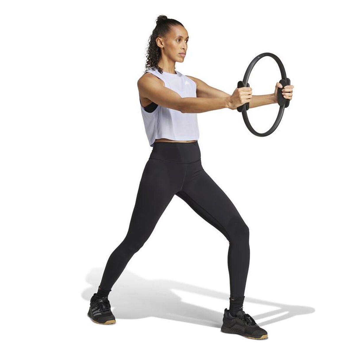 Women’s Sleeveless T-shirt Adidas We Tank Light Blue Fitness