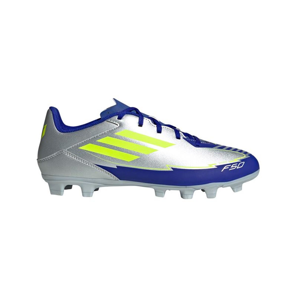 Adult’s Football Boots Adidas F50 Club Fg/Mg Silver Adult’s Football Boots Adidas F50 Club Fg/Mg Silver