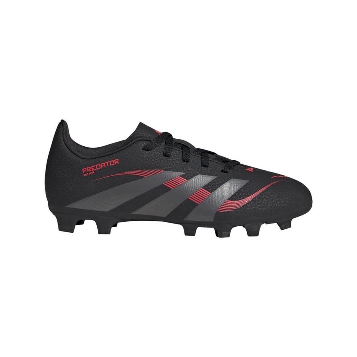 Childrens Football Boots Adidas Predator Club Fg/Mg Black Childrens Football Boots Adidas Predator Club Fg/Mg Black