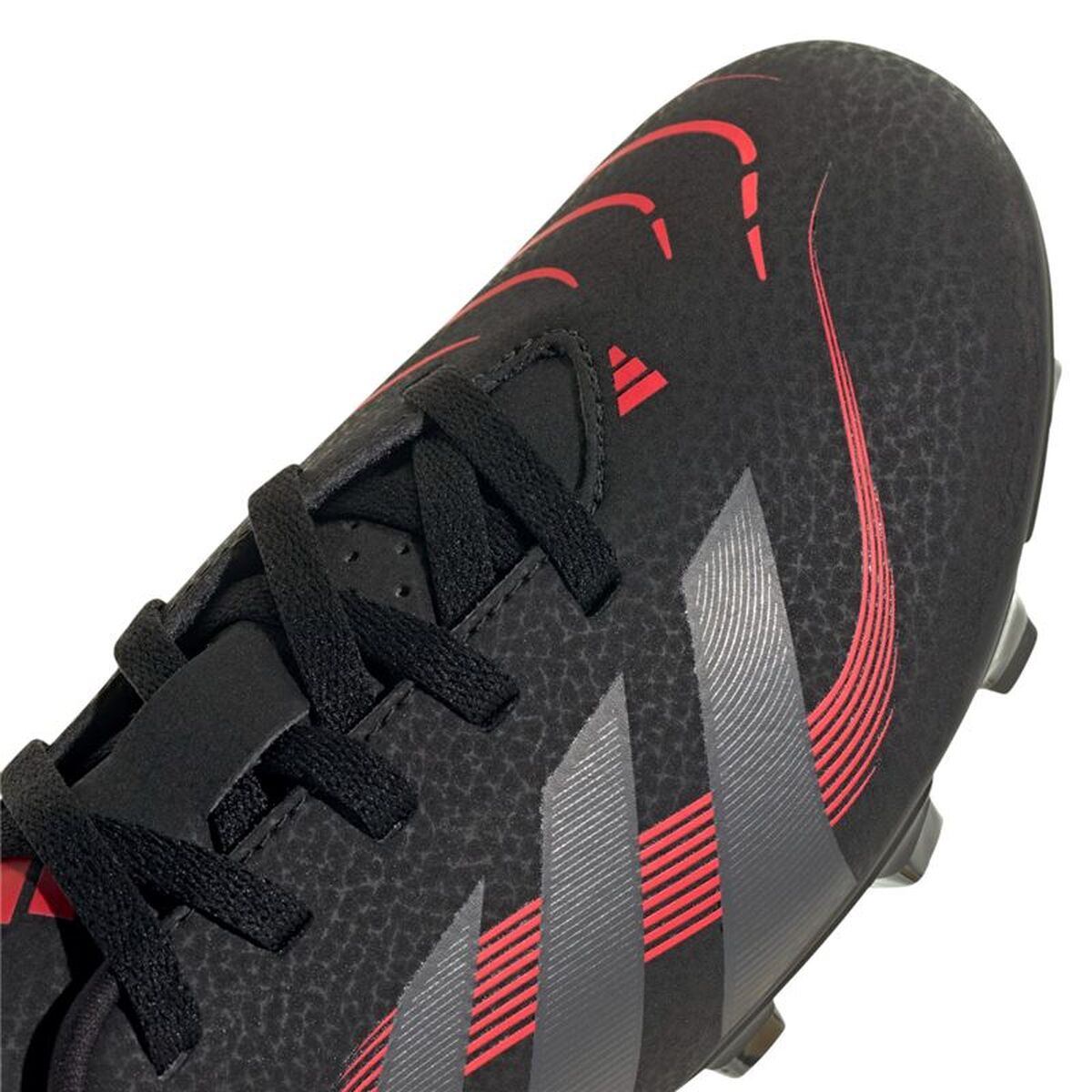 Childrens Football Boots Adidas Predator Club Fg/Mg Black