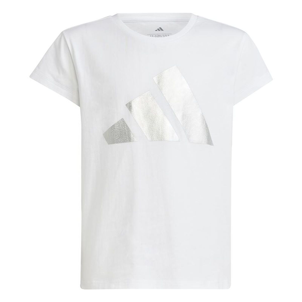 Child’s Short Sleeve T-Shirt Adidas Glam White