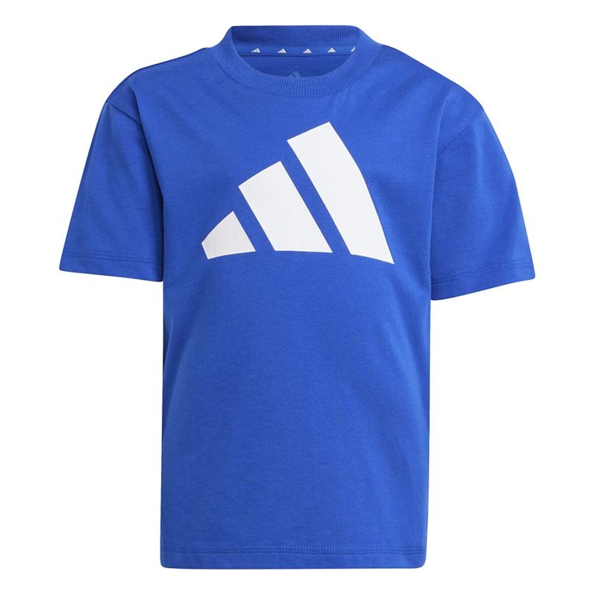 Child’s Short Sleeve T-Shirt Adidas Big Logo Blue Child’s Short Sleeve T-Shirt Adidas Big Logo Blue