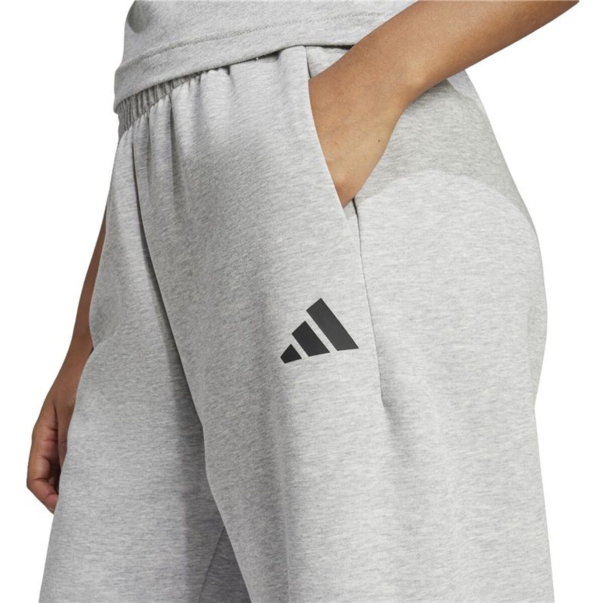 Long Sports Trousers Adidas Future Icons 3stripes Grey Lady