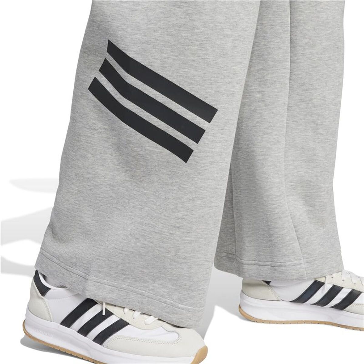 Long Sports Trousers Adidas Future Icons 3stripes Grey Lady