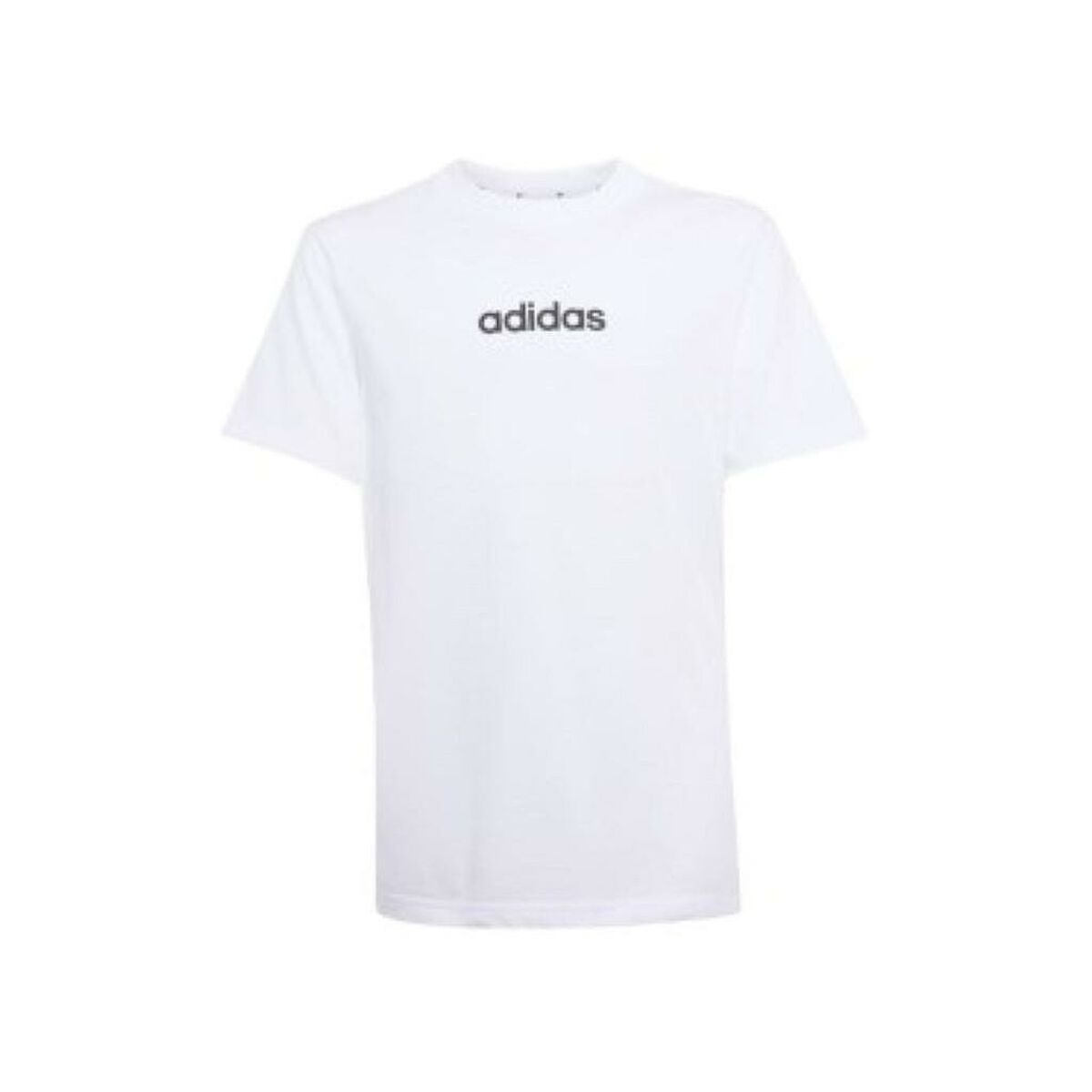 Child’s Short Sleeve T-Shirt Adidas J LIN TEE 160 JC9747 White