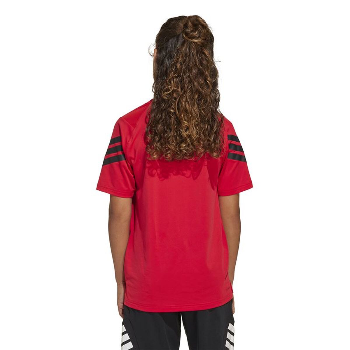 Child’s Short Sleeve T-Shirt Adidas All Sports Red