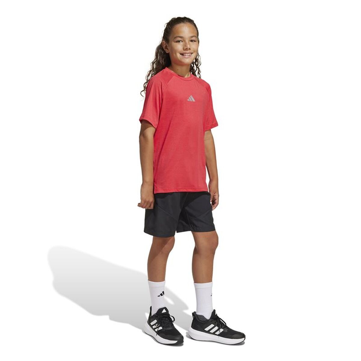 Child’s Short Sleeve T-Shirt Adidas All Sports Red