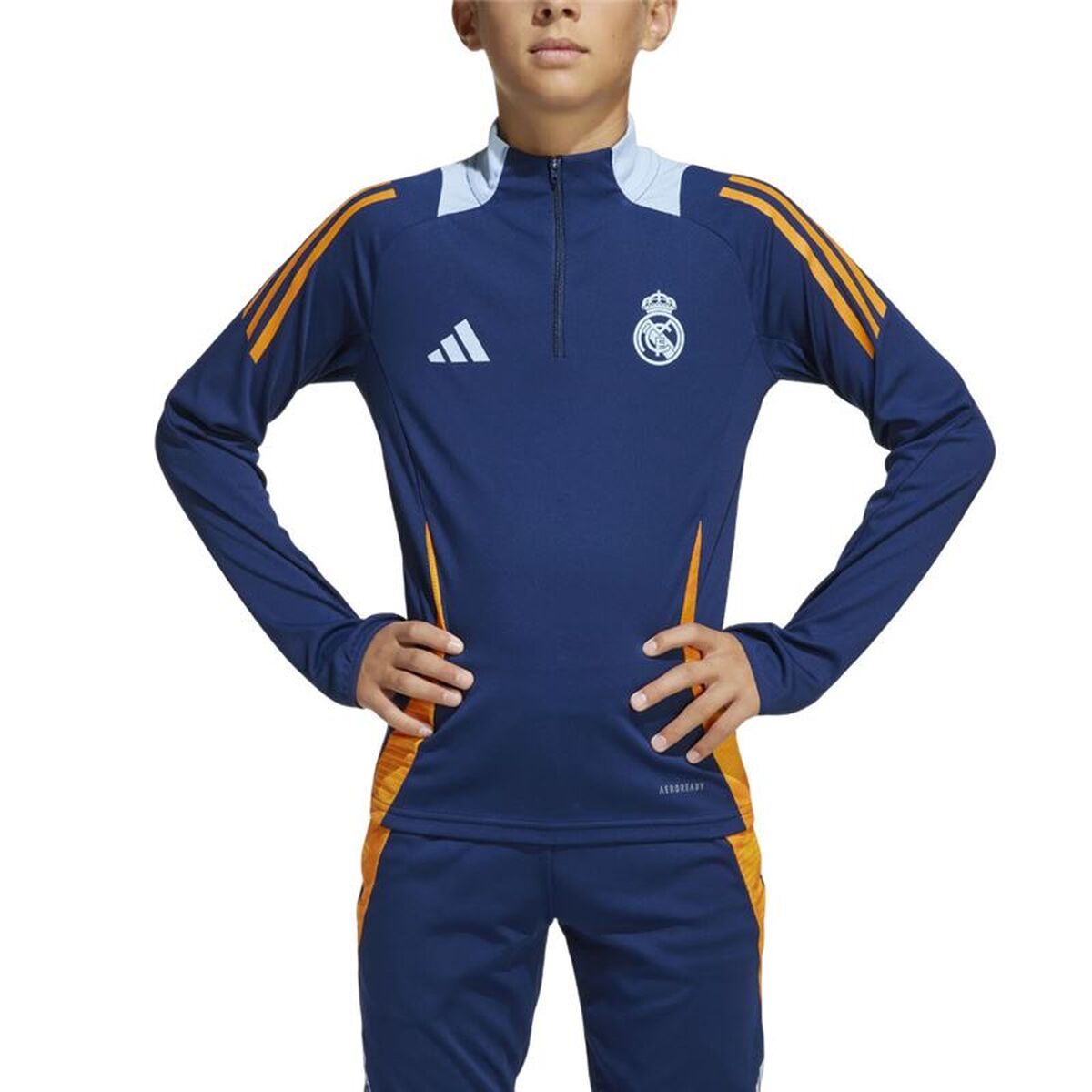 Football T-Shirt Adidas JE4208 Navy Blue (15-16 Years) Football T-Shirt Adidas JE4208 Navy Blue (15-16 Years)
