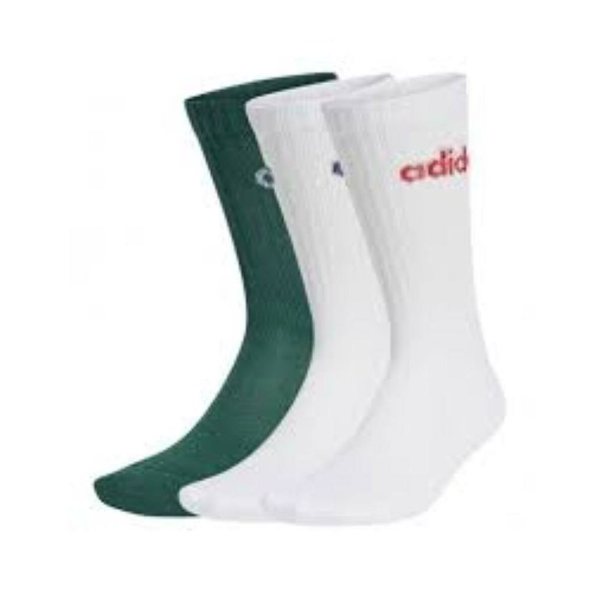 Sports Socks Adidas C LIN CREW 3P JG3697 Green 3 pairs